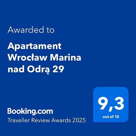 Apartament Wroclaw Marina Nad Odra 29 Eksteriør billede